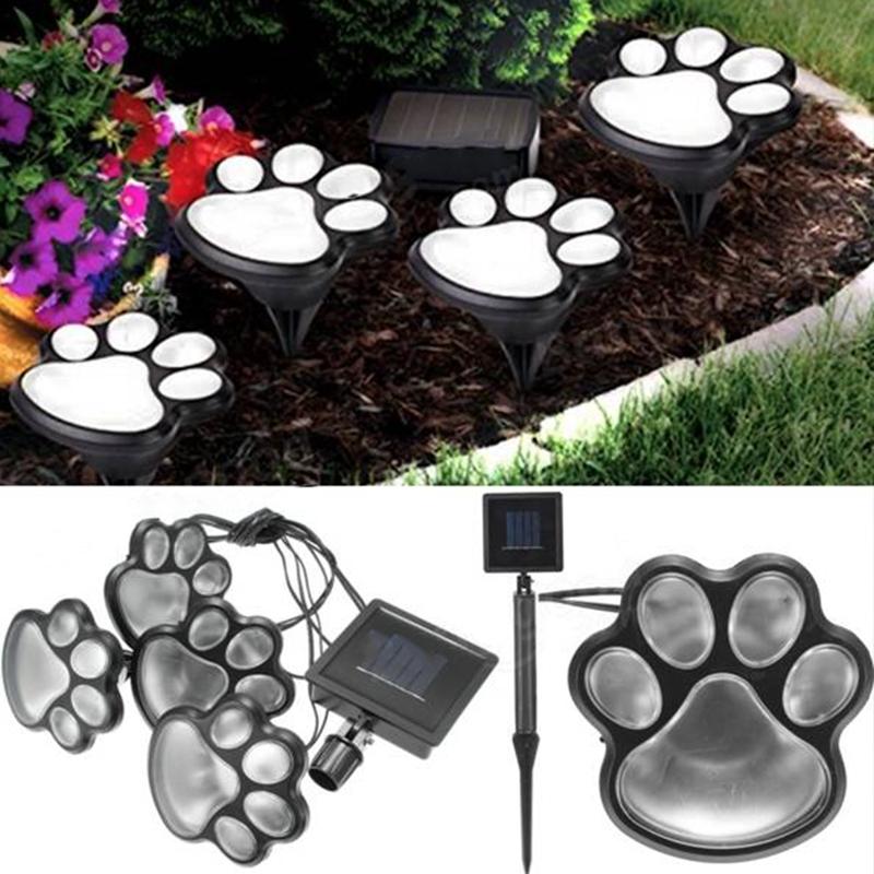 Manova™ Paw Print Lights op zonne-energie | 50% KORTING