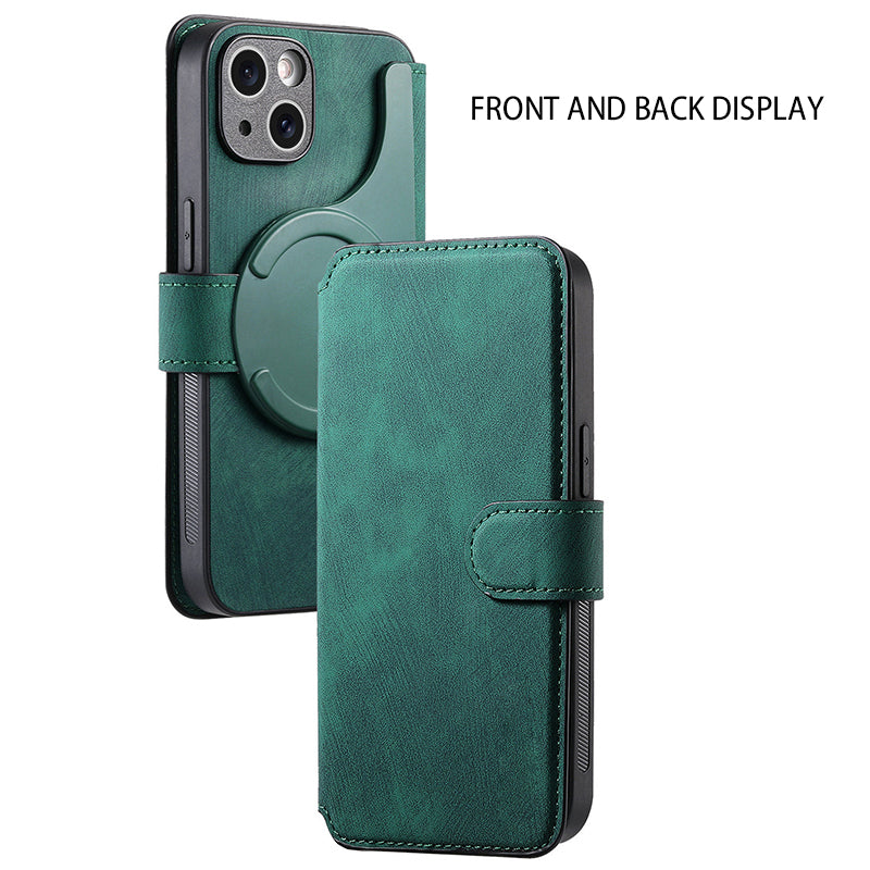 MagnoCase™ 3-in-1 lederen hoesje - afneembaar, magnetisch & allround bescherming voor je mobiele telefoon