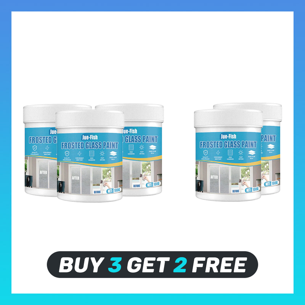 GlassGuard™ – Waterdichte matglasverf met kwast | 1+1 GRATIS