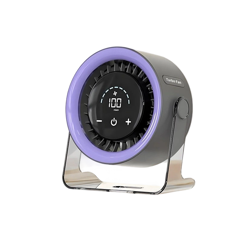 CoolFlex™ 100-snelheden mini-bureauventilator met digitaal display