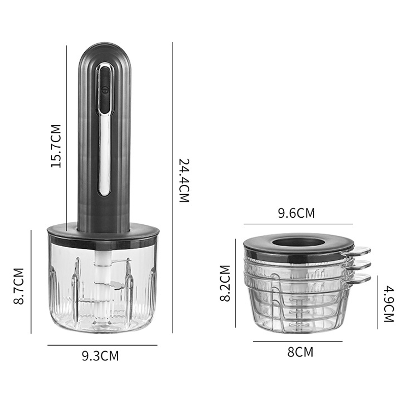 GrindMaster – Draadloze elektrische vlees- en keukenmachine | 50% KORTING