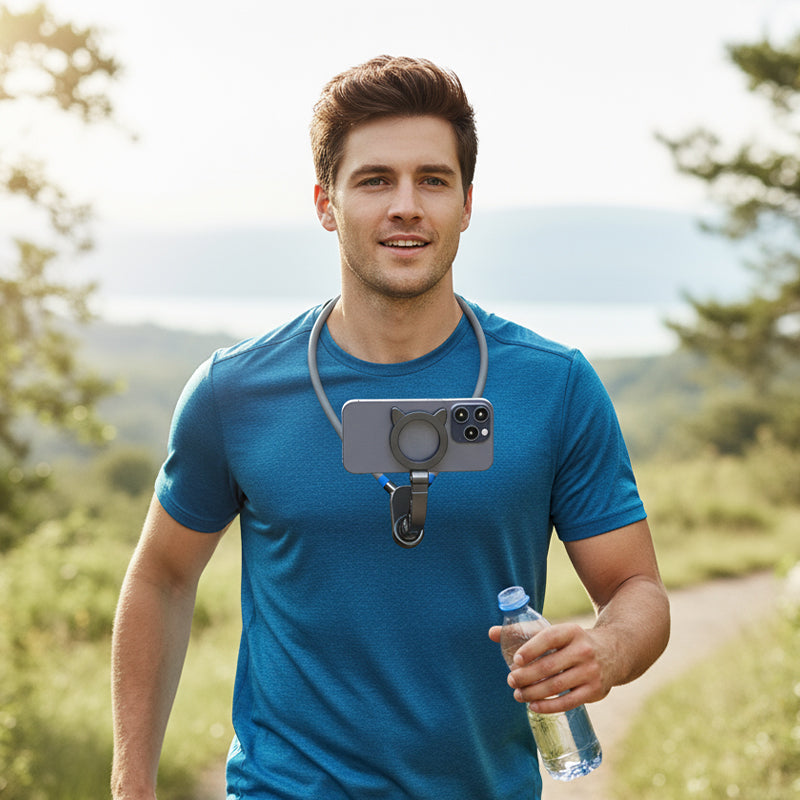 MagNeck – Handsfree magnetische telefoonhouder | 1+1 GRATIS