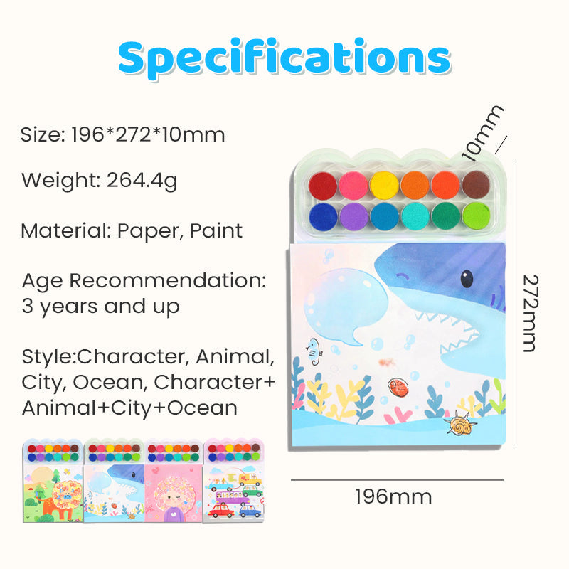 ColorFun – Vinger-Kleurboek & Verfkit voor Kinderen | 2+1 GRATIS