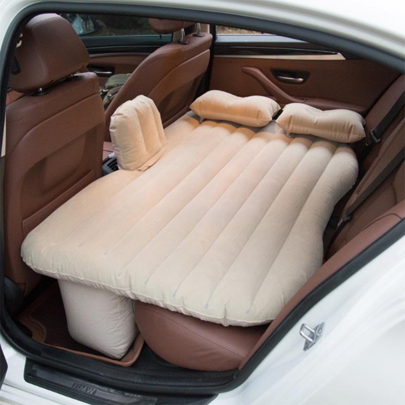 Inflatable Car Mattress | Opblaasbaar luchtbed voor je auto - Inclusief Gratis Kussens En Luchtpomp!