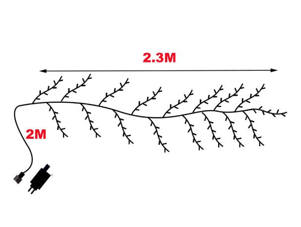 50% KORTING | Lifethree - Betoverde Led Wilgentak