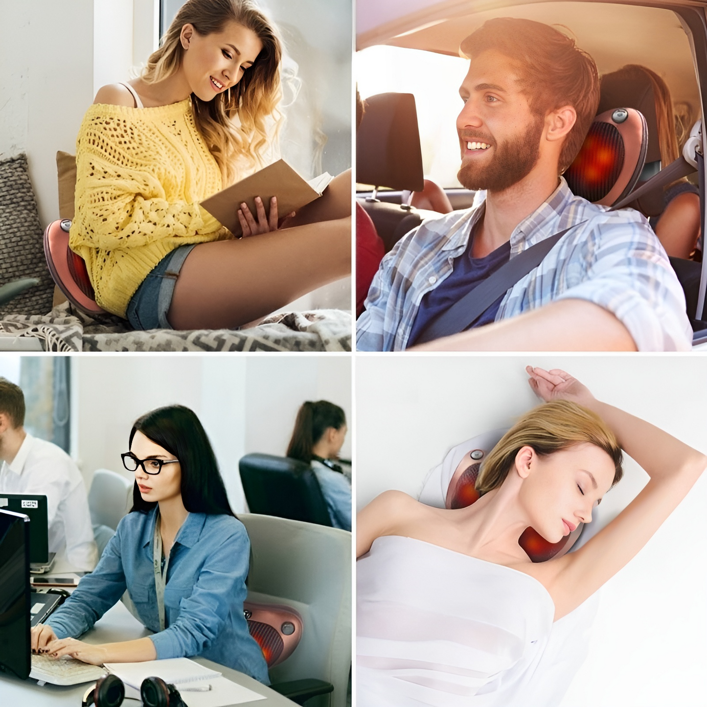 Multifunctioneel Verwarmbaar Massagekussen™ | 50% KORTING