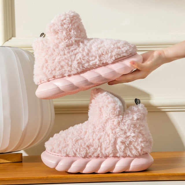 Fleece Booties - warm je voeten op in stijl