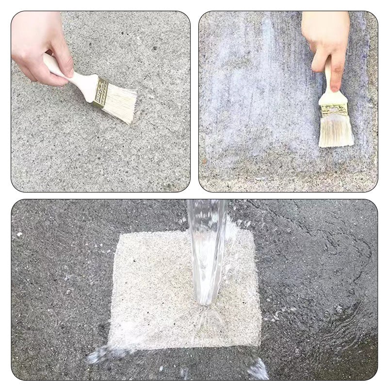 1KG Onzichtbare, sterk hechtende, waterdichte kit met kwast