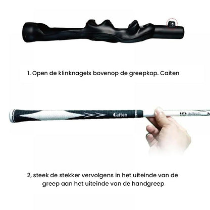 Trainingshulpmiddel voor golfgrip