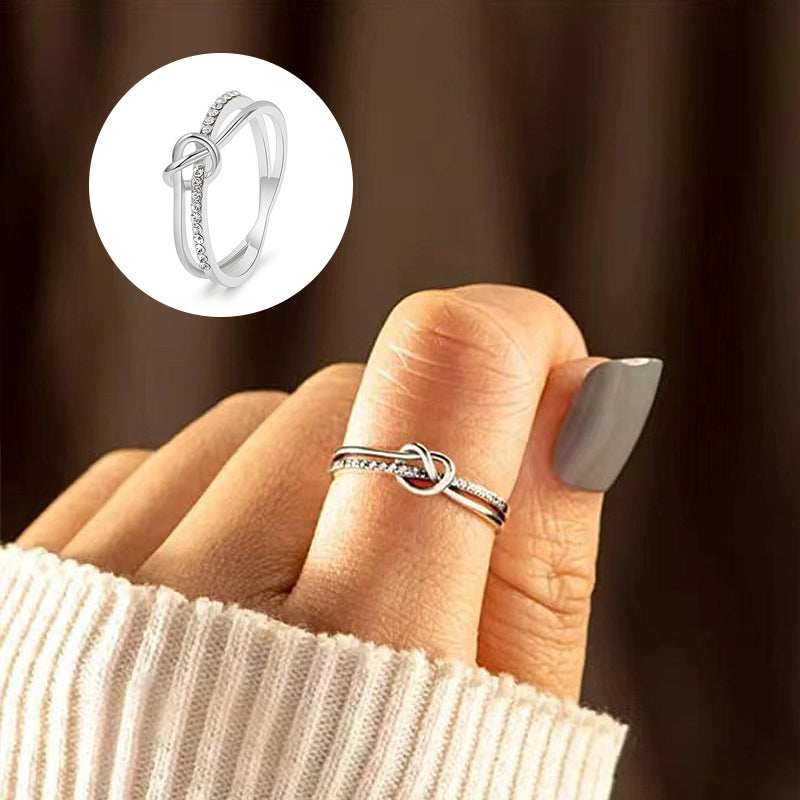 EternalBond – Luxe Moeder & Dochter Ring met Betekenisvolle Boodschap | 1+1 GRATIS