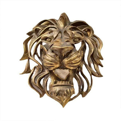 Lion Head Wall Mounted Art