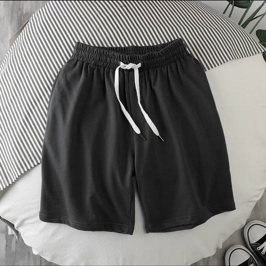 Sportshort in effen kleur