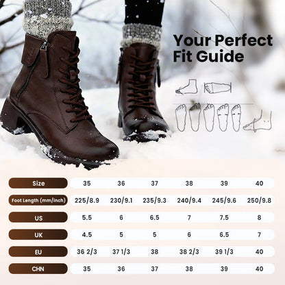 Mia – Leren laarzen met zachte voering en warme comfort