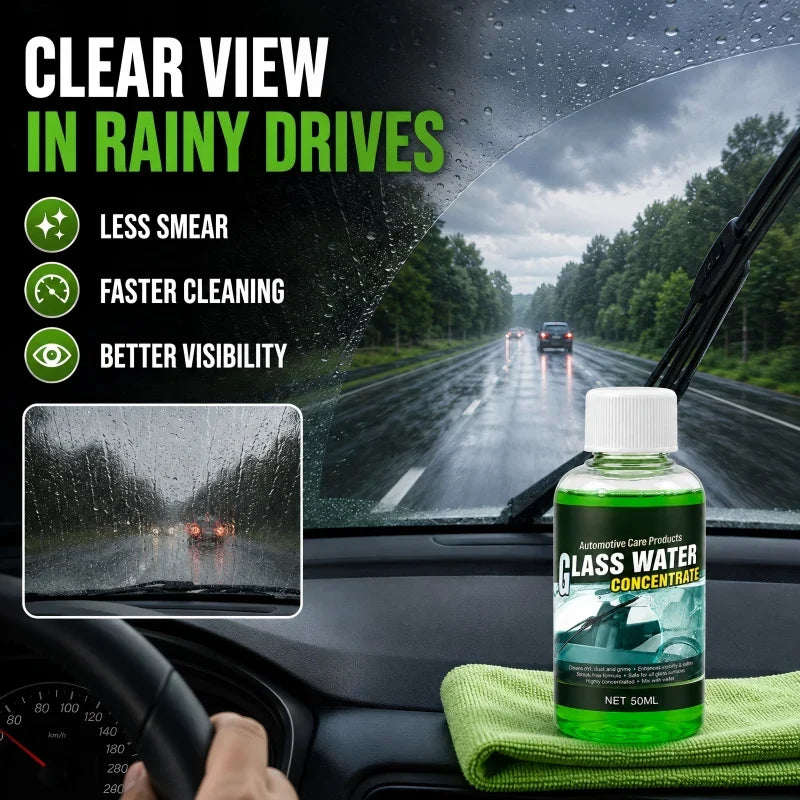 CrystalPure Glasverbeteraar — Direct Heldere, Veiliger Ritten - 50ml