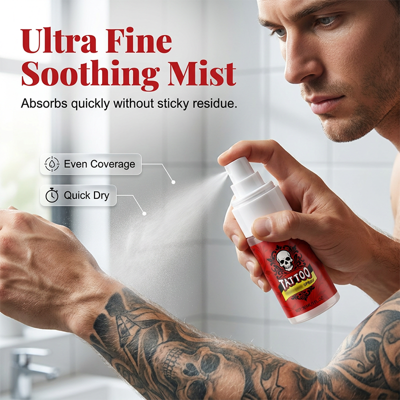 Tattoo Vernieuwingsspray – Hydrateer, Herstel, Laat Glanzen - 30ml