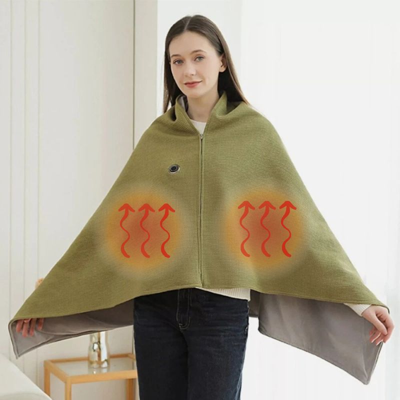 CloudCloak – Draagbare, zachte verwarmde deken