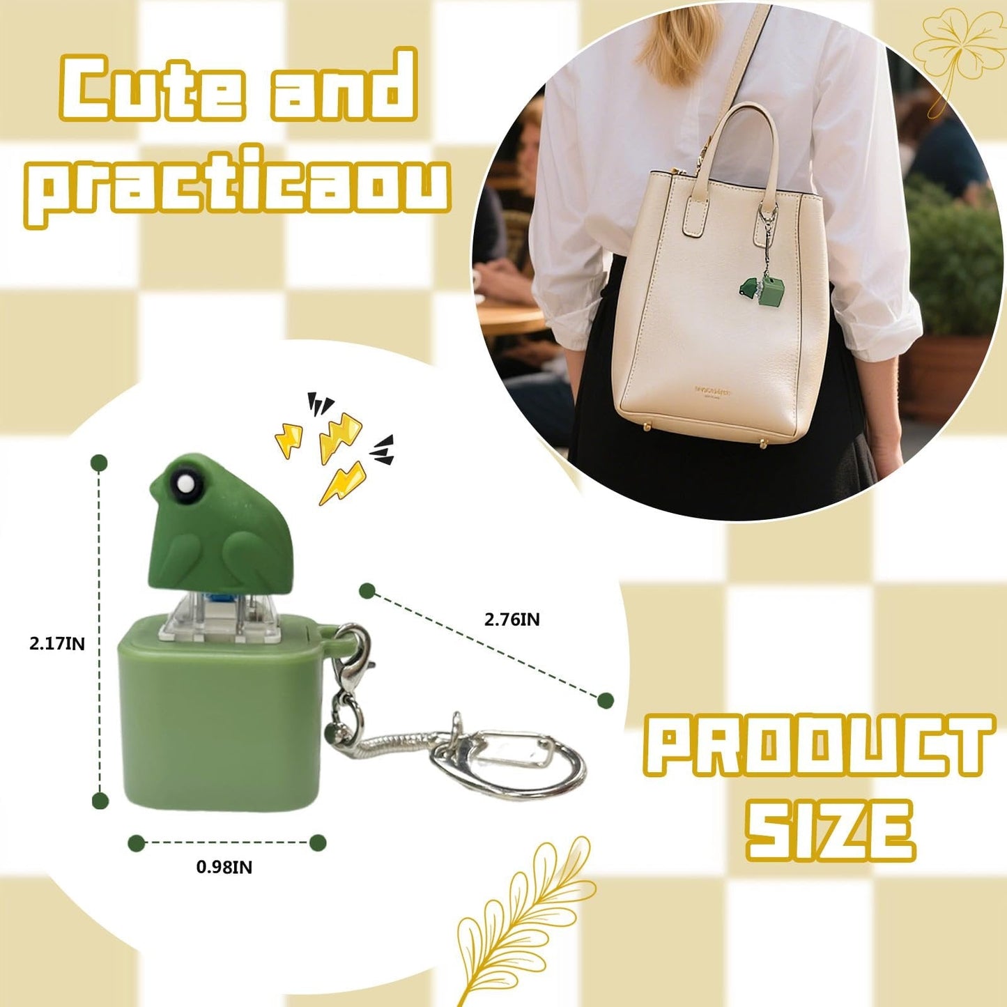 FroGlow Croaking Keychain – Stress verminderen