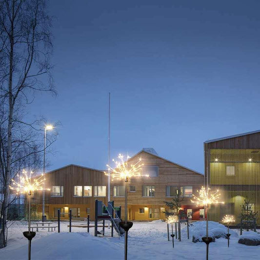 Waterdichte Zonne Garden Vuurwerk Lamp