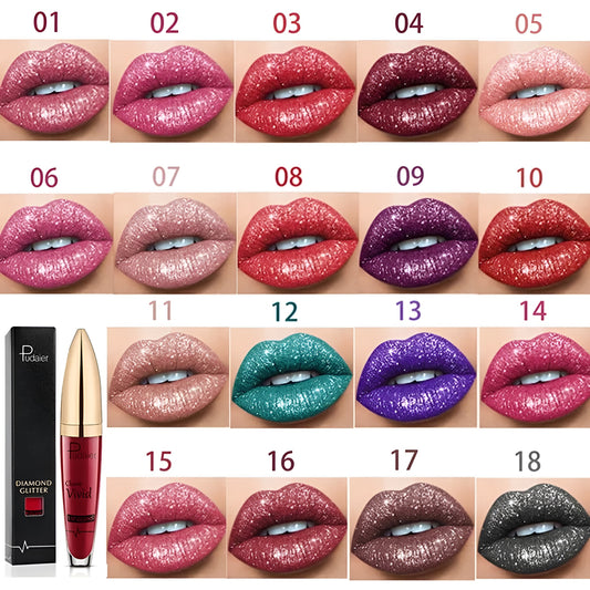 GlitterGlam - Aantrekkelijke glitter lippenstift | 1+1 GRATIS