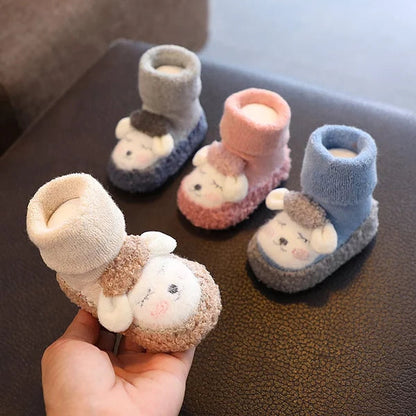 Ava – Babysokken van katoen met antislip en warmteregulatie