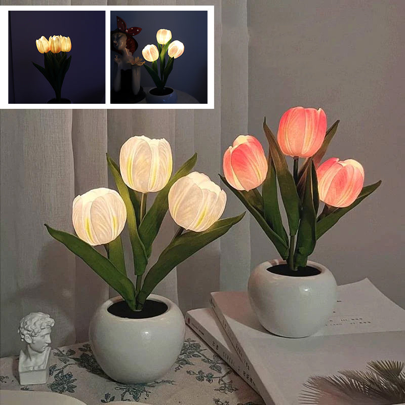 BloomGlow – Lichtgevende Tulpenlamp | 50% KORTING