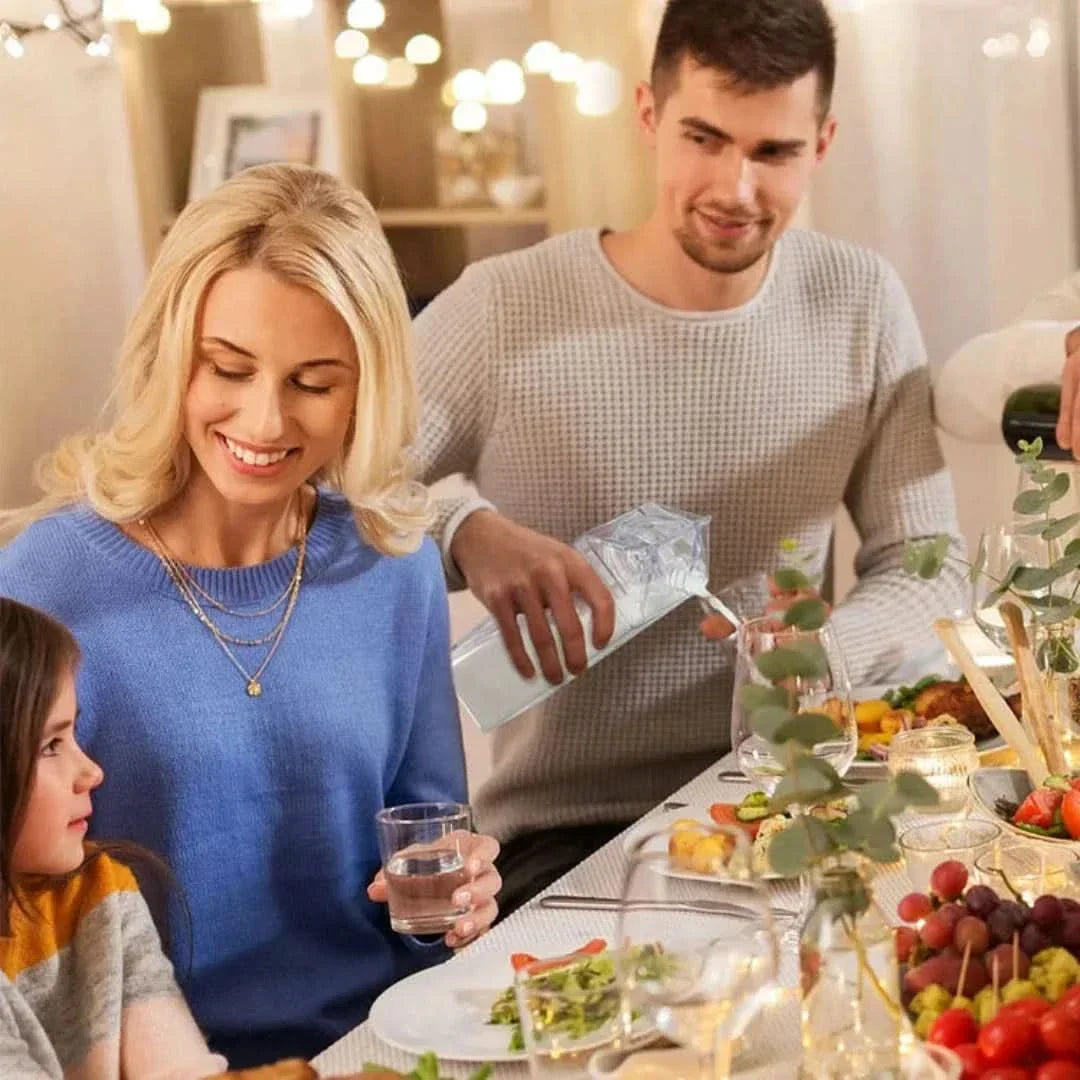 ClearPour – Transparant melkpak | 1+1 GRATIS