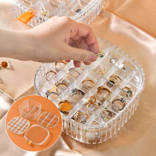 Opbergdoos voor sieraden met meerdere lagen
