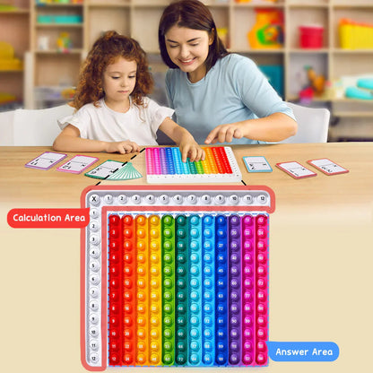 MathMaster - Wiskunde Flash Cards en Pop Fidget Chart | 50% KORTING