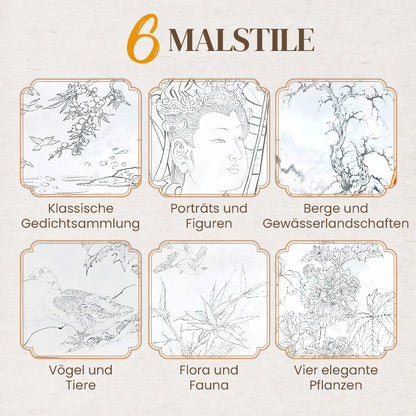 InkFlow™ – Traditioneel Chinees karakteralbum | 1+1 GRATIS