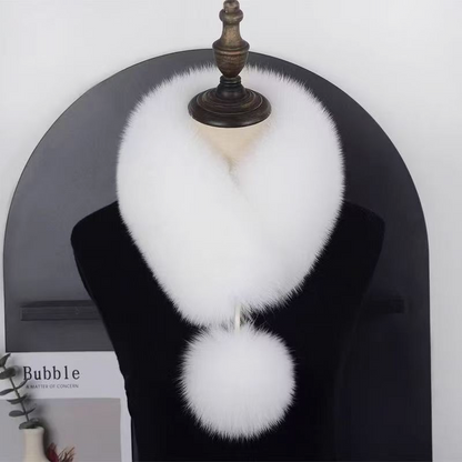 Juliette 70-90 cm — Nekwarmer van nepbont met magnetische sluiting
