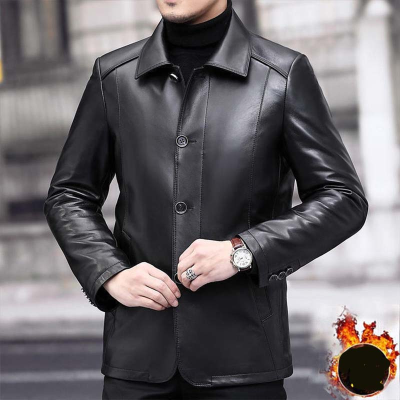 Henry – Warme PU Leren Jas | 50% KORTING