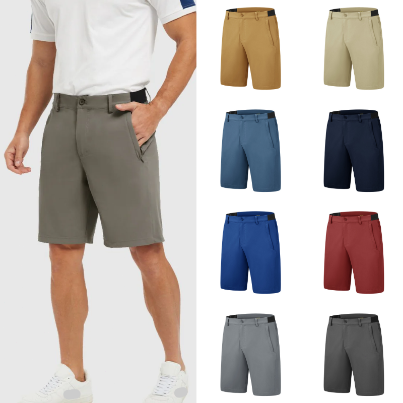 Heidi – Waterdichte Golfkorte Broek voor Heren met Stretch en UPF50 Bescherming
