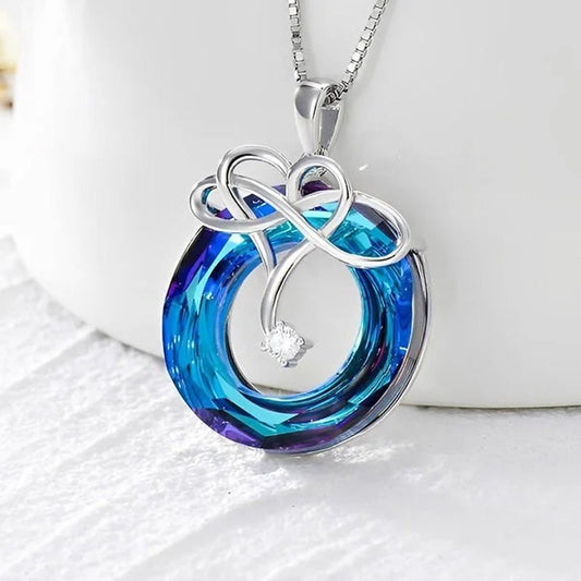 InfinityGlow - Love Eternity ketting en oorbellen | 50% KORTING