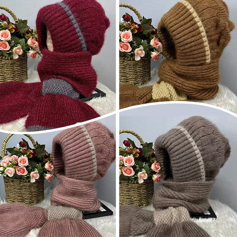 Mia – Dames Wintermuts met Sjaal en Winddichte Oorbescherming | Koop 1, Krijg 1 Gratis