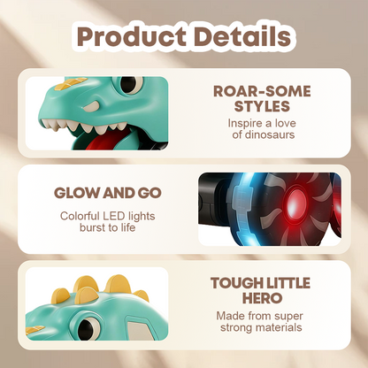 LED Dino Zoomer — Breng vrolijk en actief spelen tot leven