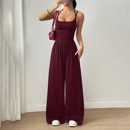 Sophie — Ademend Zomer Jumpsuit | 50% KORTING