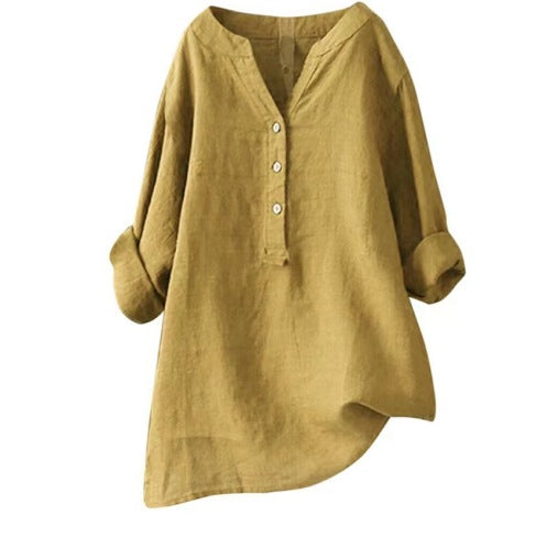 Heidi – Dames Casual Jurk met V-hals en Verstelbare Mouwen