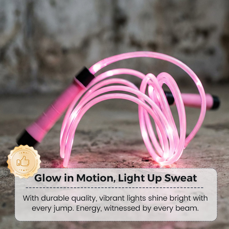 LumaLeap LED Springtouw – Ontsteek Vreugdevolle, Zelfverzekerde Fitness