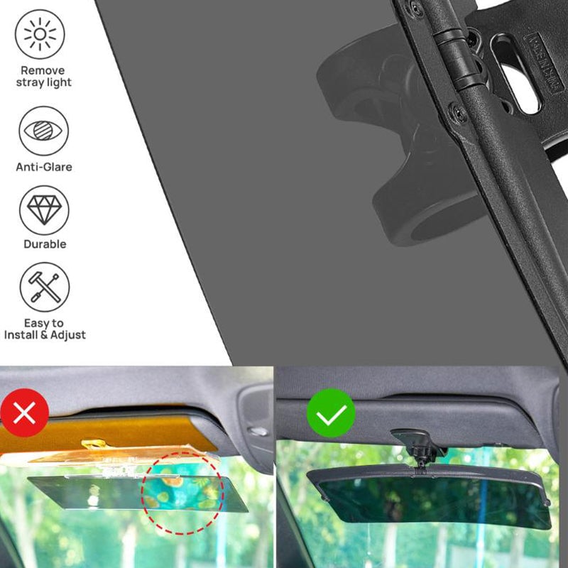 ClearDrive™ – Zonneklep met Gepolariseerde Anti-Verblindingsbescherming voor Veilig & Comfortabel Autorijden | 50% KORTING