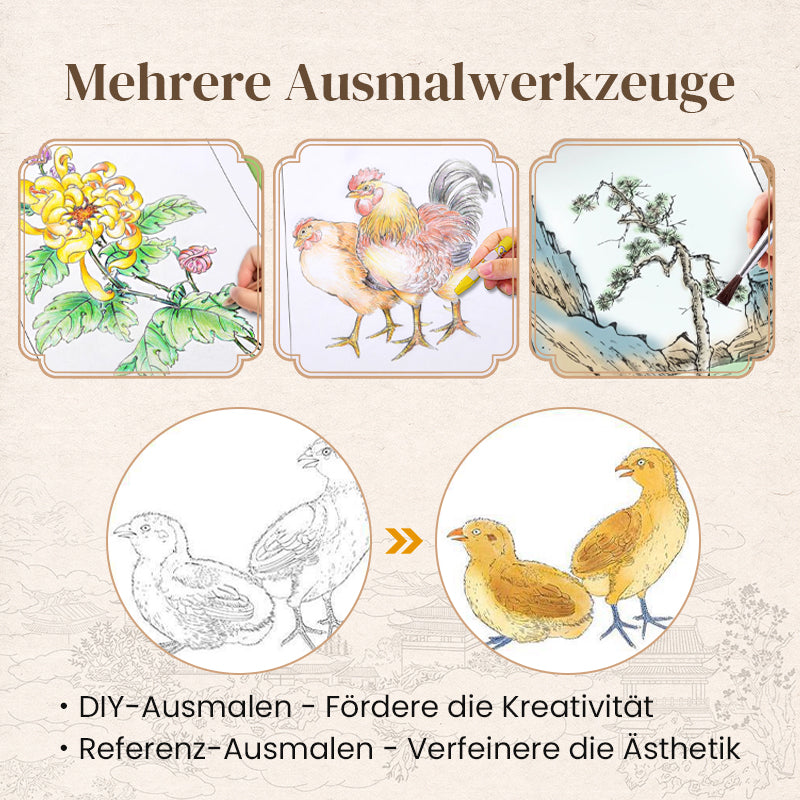 InkFlow™ – Traditioneel Chinees karakteralbum | 1+1 GRATIS