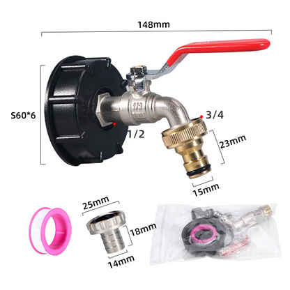 ForgeFlow Messing Kraan — Moeiteloze, Precieze Waterregeling
