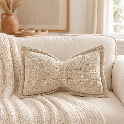 LuxeFleur Strik Chenille Kussen – Gezellig Comfort, Moeiteloze Stijl