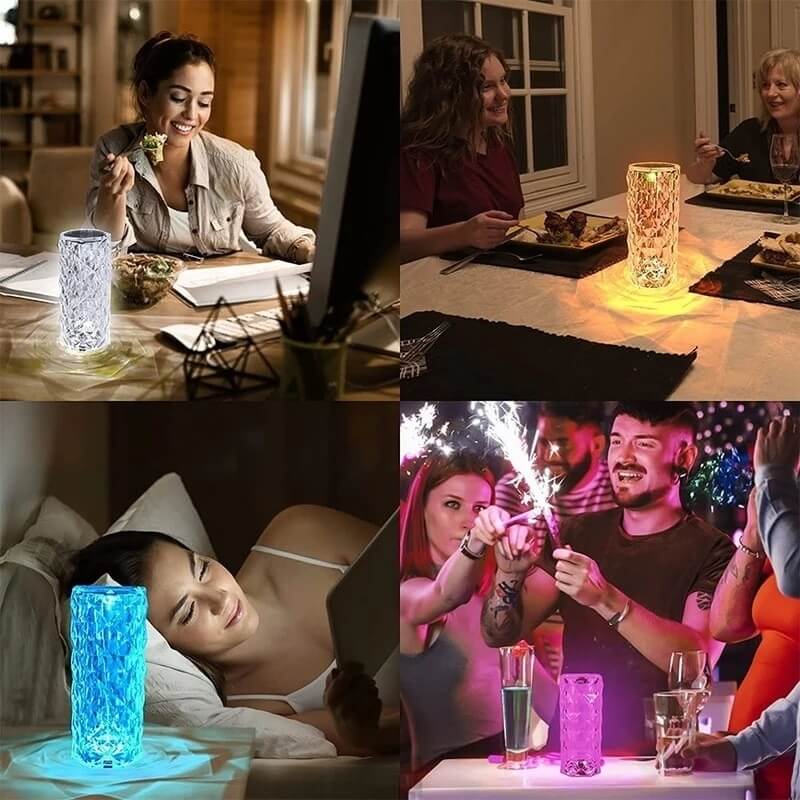 LumaShine Kristallen Lamp – Betoverend Licht, Directe Rust