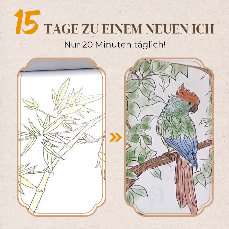 InkFlow™ – Traditioneel Chinees karakteralbum | 1+1 GRATIS