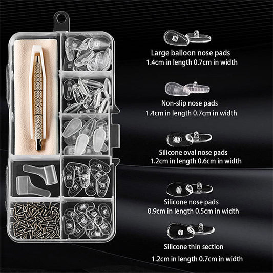 Complete ComfortKit Neusvleugels Reparatieset – Comfortabel Brillen Dragen Zonder Pijn