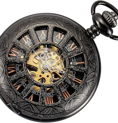 Mechanisch Zakhorloge met Spinnenwebpatroon — Bezit Tijdloze Gedurfdheid