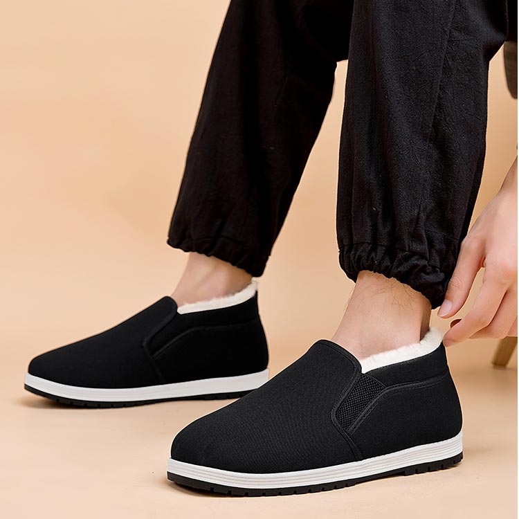 Kyle – Heren Katoenen Winterschoenen met Antislip Grip