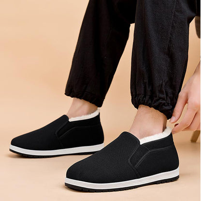Kyle – Heren Katoenen Winterschoenen met Antislip Grip