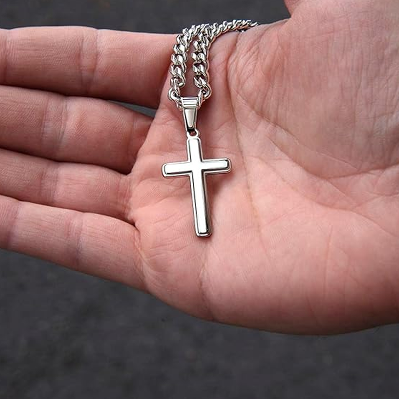 ValorCross — Stalen Kruishanger Ketting | 50% KORTING