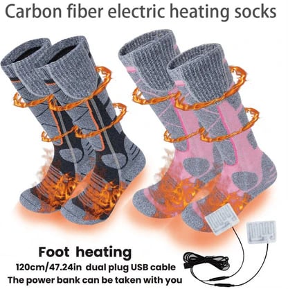Ava – Oplaadbare verwarmde voetenwarmers voor wintercomfort